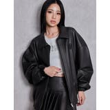 Symmetry GYDA EmbossフェイクレザーBIGブルゾン | GYDA | 詳細画像2 