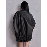 Symmetry GYDA EmbossフェイクレザーBIGブルゾン | GYDA | 詳細画像3 