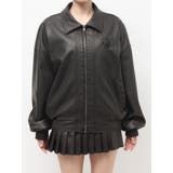 Symmetry GYDA EmbossフェイクレザーBIGブルゾン | GYDA | 詳細画像6 