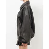 Symmetry GYDA EmbossフェイクレザーBIGブルゾン | GYDA | 詳細画像7 