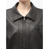 Symmetry GYDA EmbossフェイクレザーBIGブルゾン | GYDA | 詳細画像9 