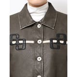 GGラインFake Leatherブルゾン | GYDA | 詳細画像14 