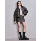 GGラインFake Leatherブルゾン | GYDA | 詳細画像5 