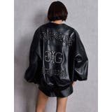 bijou Symmetry GYDAフェイクレザーBIGブルゾン | GYDA | 詳細画像13 