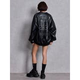 bijou Symmetry GYDAフェイクレザーBIGブルゾン | GYDA | 詳細画像15 