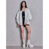 bijou Symmetry GYDAフェイクレザーBIGブルゾン | GYDA | 詳細画像9 