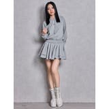 GGプレートドッキングフレアスウェットワンピース | GYDA | 詳細画像4 