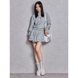 GGプレートドッキングフレアスウェットワンピース | GYDA | 詳細画像5 