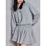 グレー | GGプレートドッキングフレアスウェットワンピース | GYDA