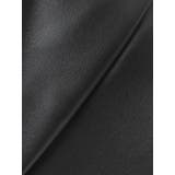 BACKリボンフェイクレザースカートライクミニワンピース | GYDA | 詳細画像15 