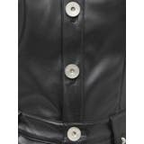 BACKリボンフェイクレザースカートライクミニワンピース | GYDA | 詳細画像17 