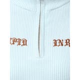 BICOLOR WIDE LINEハーフZIPニットワンピース | GYDA | 詳細画像27 