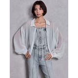 BACKリボンデニムロンパース | GYDA | 詳細画像10