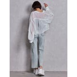 BACKリボンデニムロンパース | GYDA | 詳細画像12