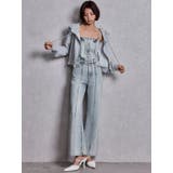 BACKリボンデニムロンパース | GYDA | 詳細画像2