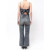 BACKリボンデニムロンパース | GYDA | 詳細画像24