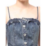 BACKリボンデニムロンパース | GYDA | 詳細画像25