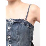 BACKリボンデニムロンパース | GYDA | 詳細画像26