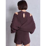 アームギャザーレイヤードニットロンパース | GYDA | 詳細画像13 