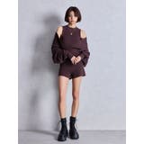 アームギャザーレイヤードニットロンパース | GYDA | 詳細画像14 