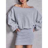 GGドッキングオフショルスウェットワンピース | GYDA | 詳細画像1 