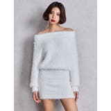 オフショルデザインシャギーニットワンピース | GYDA | 詳細画像10 