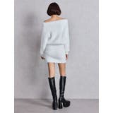 オフショルデザインシャギーニットワンピース | GYDA | 詳細画像13 