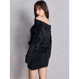 オフショルデザインシャギーニットワンピース | GYDA | 詳細画像7 