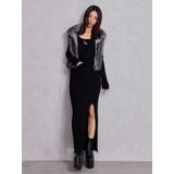 GGプレート long sleeve LONGニットワンピース | GYDA | 詳細画像11