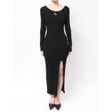 GGプレート long sleeve LONGニットワンピース | GYDA | 詳細画像12