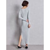 GGプレート long sleeve LONGニットワンピース | GYDA | 詳細画像7