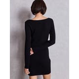 GGプレート long sleeveニットワンピース | GYDA | 詳細画像3 