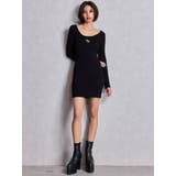 GGプレート long sleeveニットワンピース | GYDA | 詳細画像4 