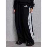 ブラック | GYMINI BUNNYラインスウェットパンツ | GYDA