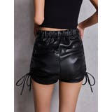 GG drawstring fake leatherショートパンツ | GYDA | 詳細画像20 