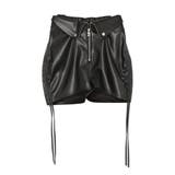 GG drawstring fake leatherショートパンツ | GYDA | 詳細画像31
