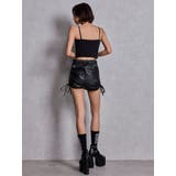 GG drawstring fake leatherショートパンツ | GYDA | 詳細画像6 