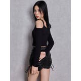 GG drawstring fake leatherショートパンツ | GYDA | 詳細画像9 