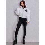 ミドルウエストSIDE RIPPEDカラースキニーパンツ | GYDA | 詳細画像7 