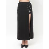 sacred edge crossレースアップロングスリットスウェットスカート | GYDA | 詳細画像16 