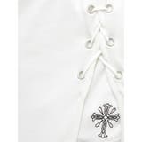 sacred edge crossレースアップロングスリットスウェットスカート | GYDA | 詳細画像23 