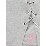 sacred edge crossレースアップロングスリットスウェットスカート | GYDA | 詳細画像24 