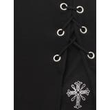 sacred edge crossレースアップロングスリットスウェットスカート | GYDA | 詳細画像25 