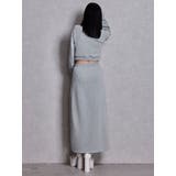 sacred edge crossレースアップロングスリットスウェットスカート | GYDA | 詳細画像6 