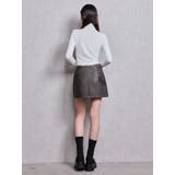 GGラインFake Leatherスカートライクショートパンツ | GYDA | 詳細画像10 