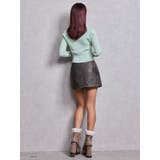 GGラインFake Leatherスカートライクショートパンツ | GYDA | 詳細画像22 