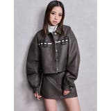 GGラインFake Leatherスカートライクショートパンツ | GYDA | 詳細画像3 