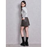 GGラインFake Leatherスカートライクショートパンツ | GYDA | 詳細画像9 