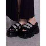 Thick sole bijouストラップサンダル | GYDA | 詳細画像3 