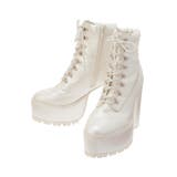 shiny lace upタンクソールショートブーツ | GYDA | 詳細画像39 